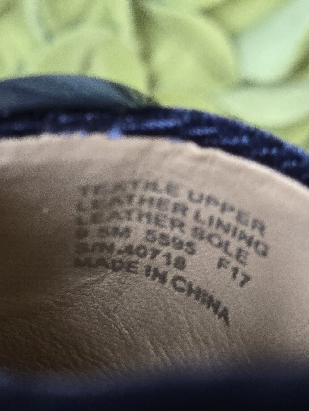 Tory Burch Chelsea Cap-Toe Ballet Flats in Royal Navy Velvet Size 9.5 - Picture 12 of 12